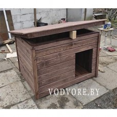 Будка с прямой съемной крышей