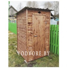 Туалет из дерева садовый